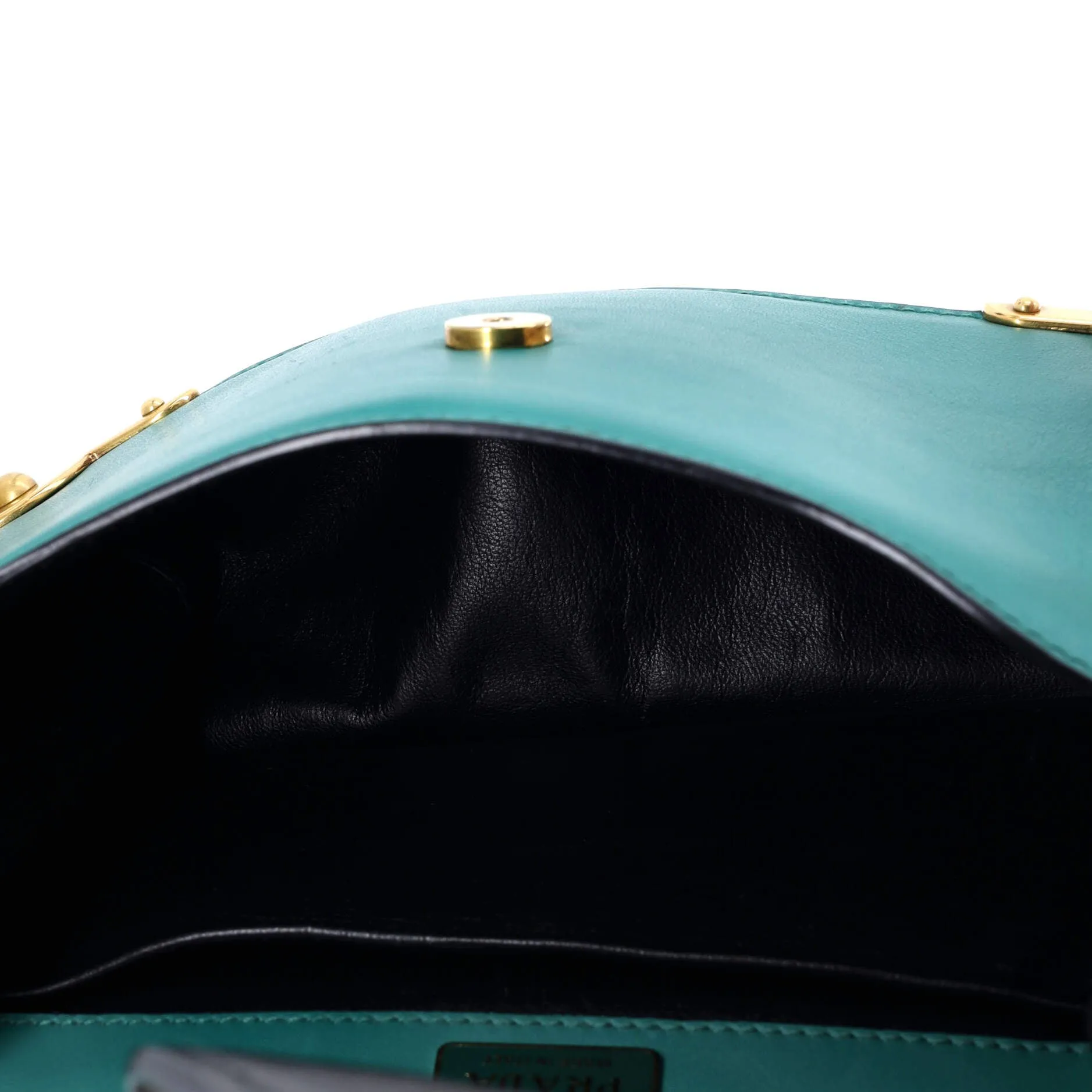 Animalier Cahier Crossbody Bag City Calf and Saffiano Small