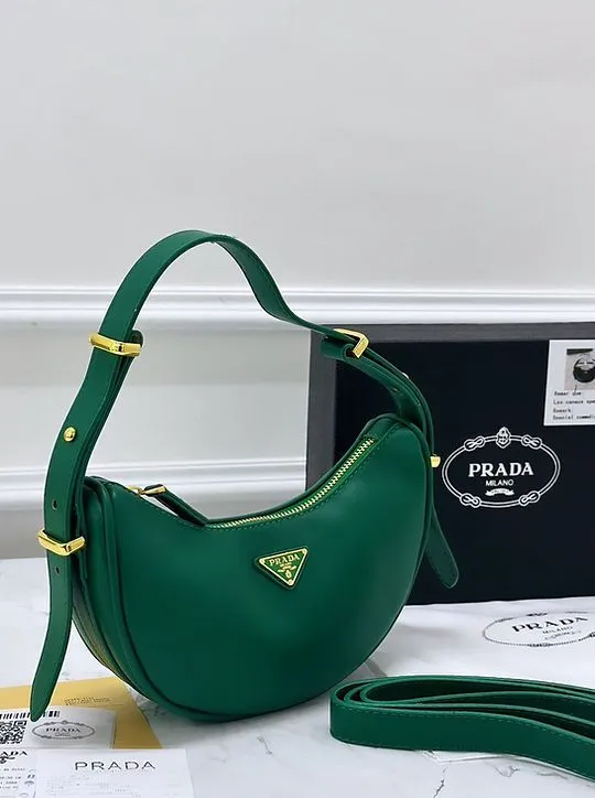 Arque Leather Mini Shoulder Bag By Prada