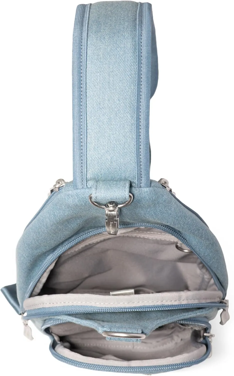 Baggallini Central Park Sling-12x7 Sling Crossbody Bag with Convertible Adjustable Shoulder Strap
