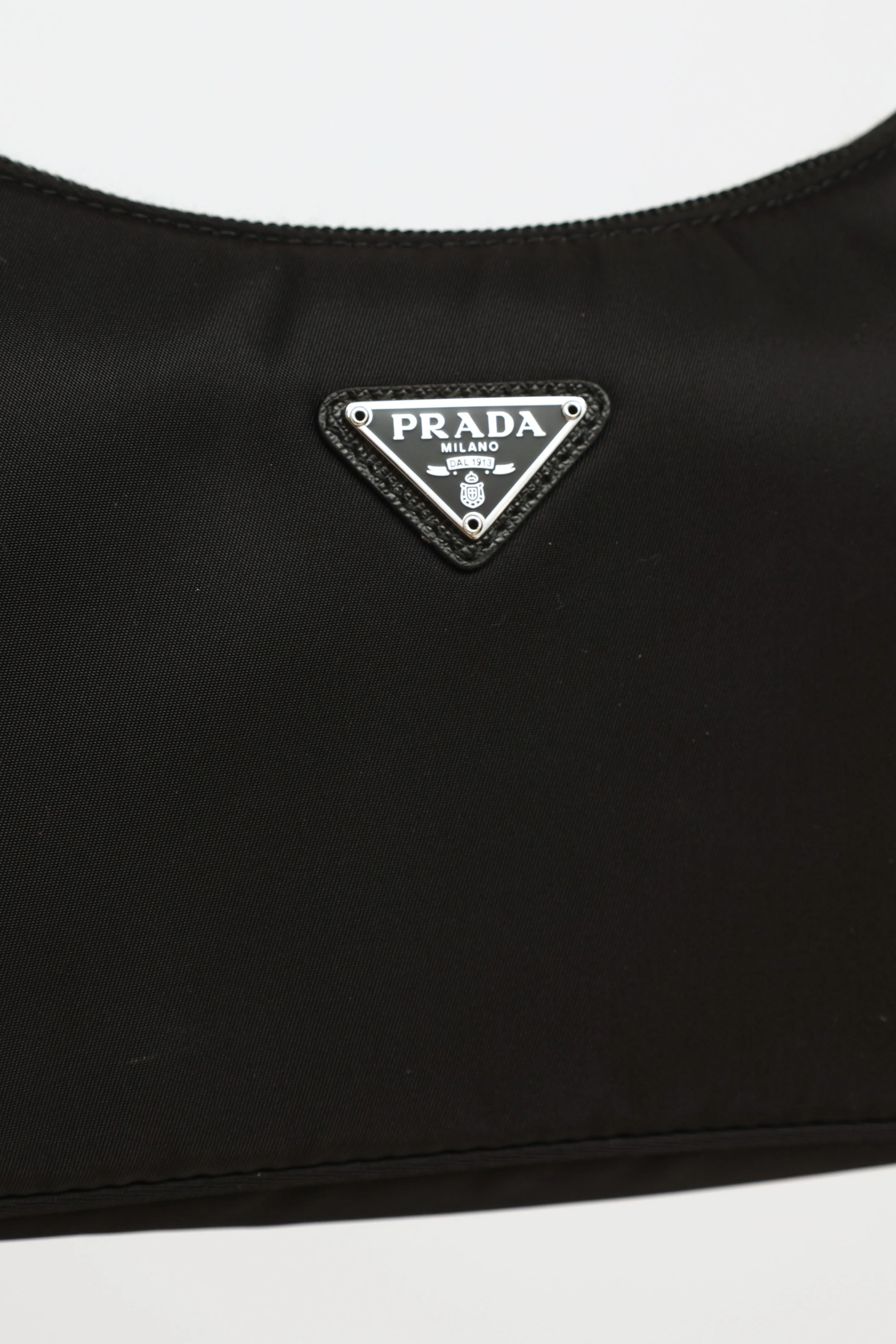 Black 2000 Re-Edition Nylon Mini Bag