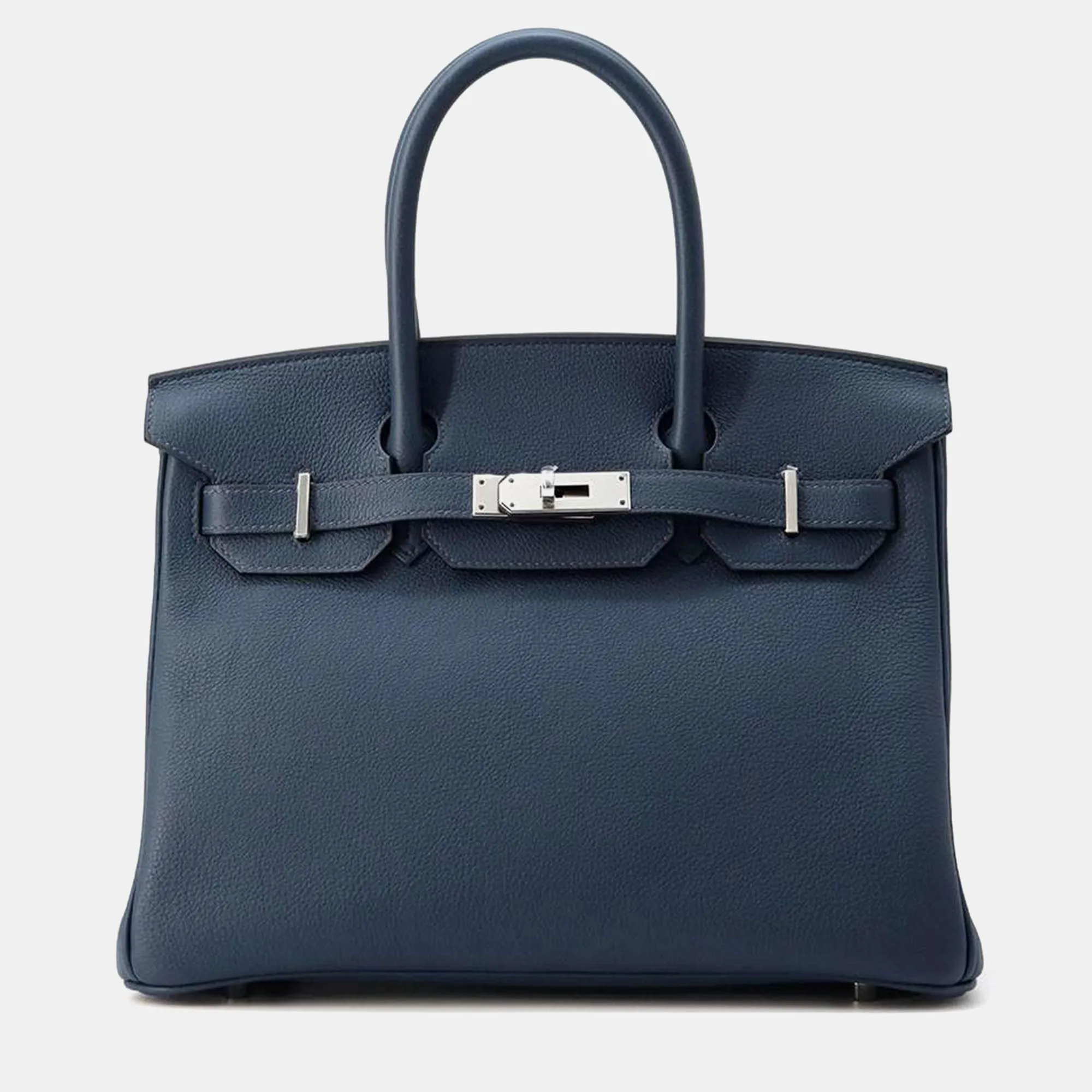 Blue de Prusse Togo Leather Birkin Bag Size 30