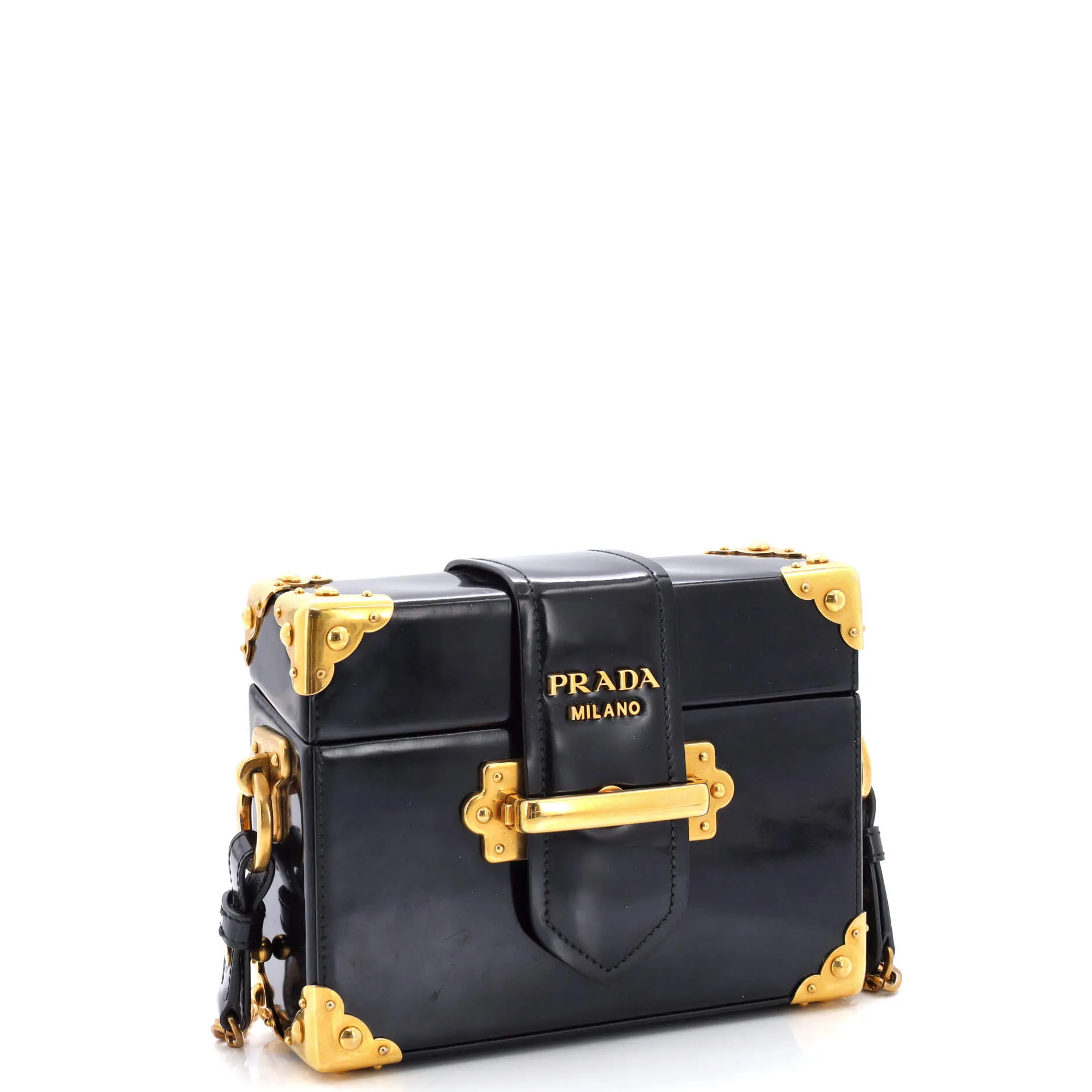 Cahier Box Bag Spazzolato Leather Mini