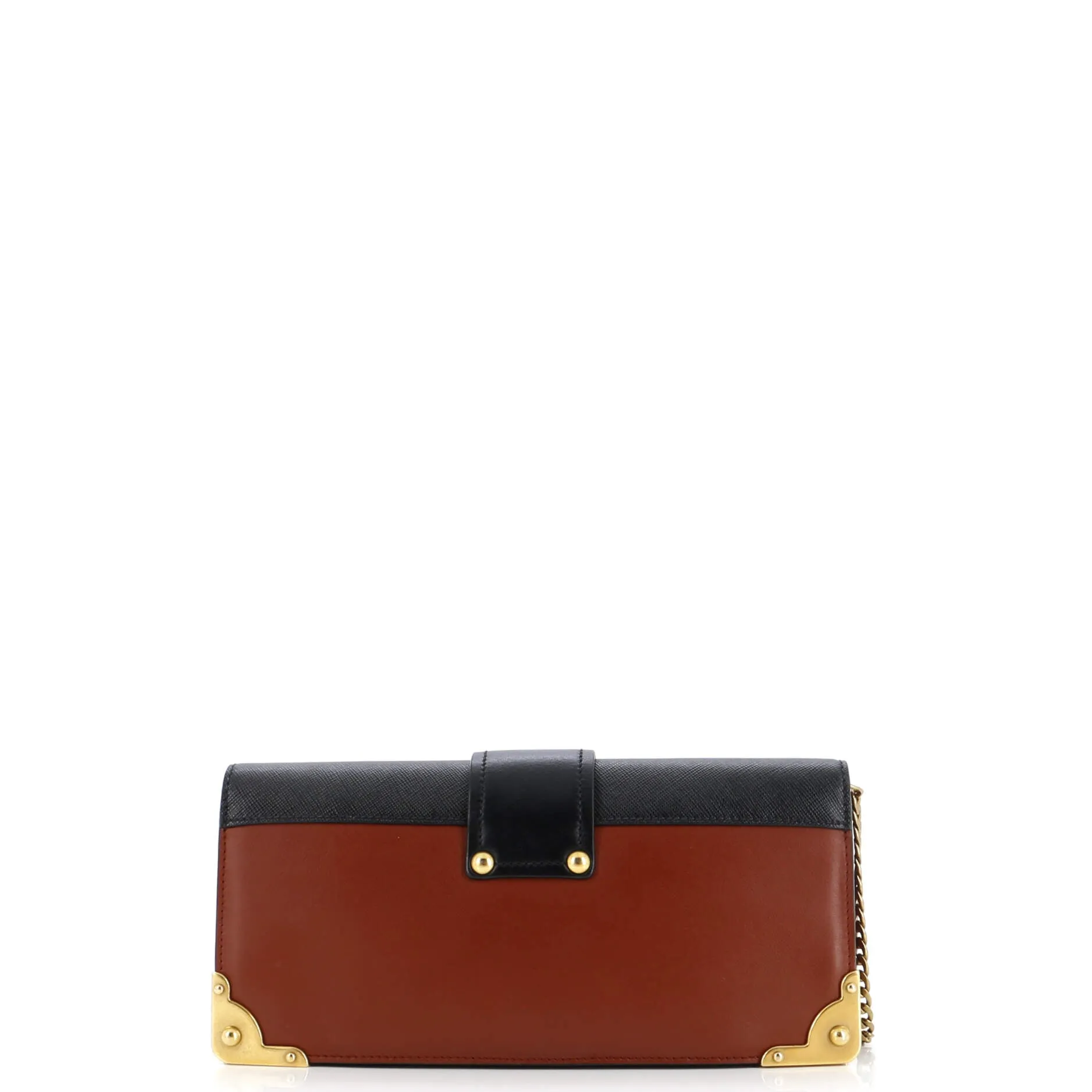 Cahier Chain Clutch City Calf and Saffiano