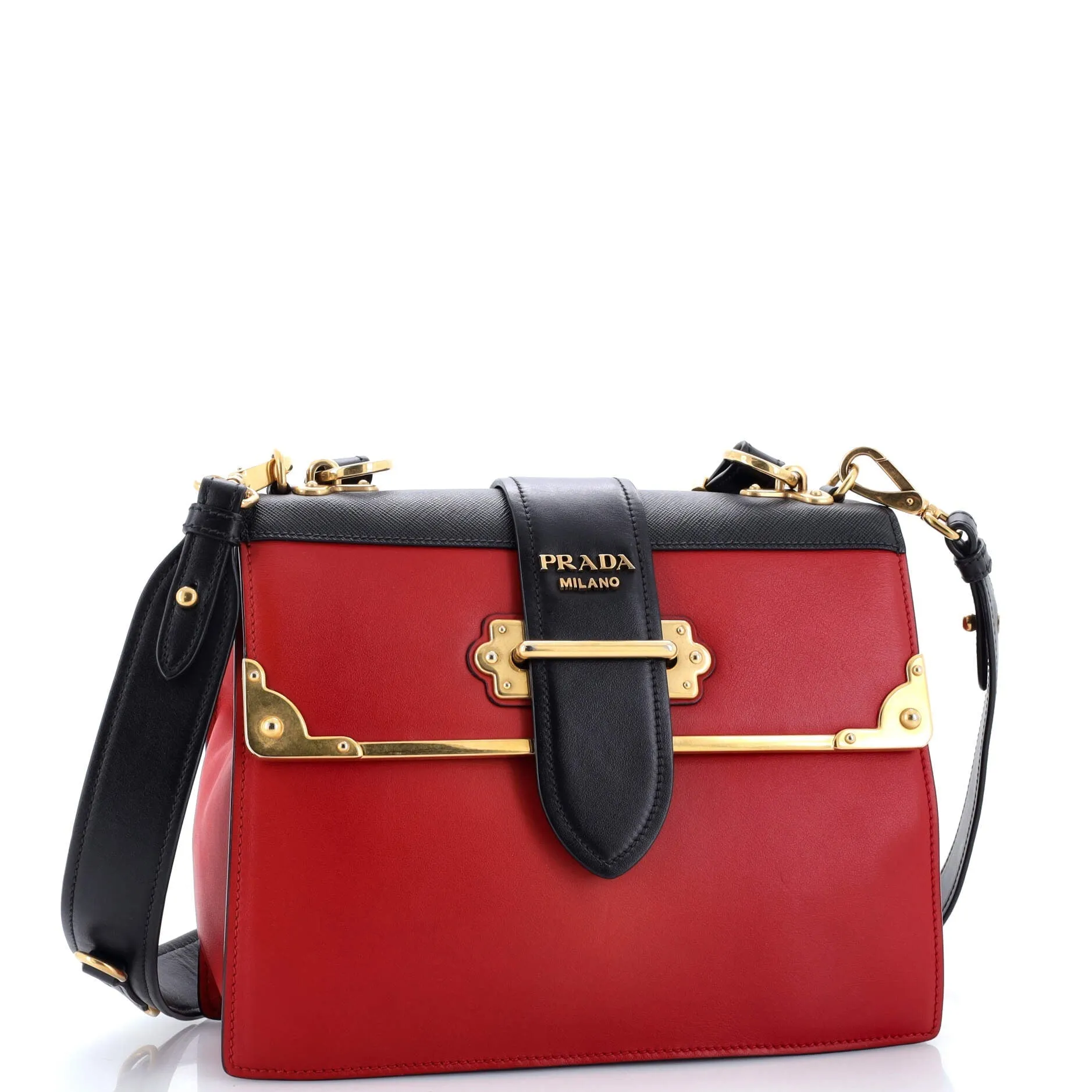 Cahier Convertible Shoulder Bag City Calf and Saffiano Medium