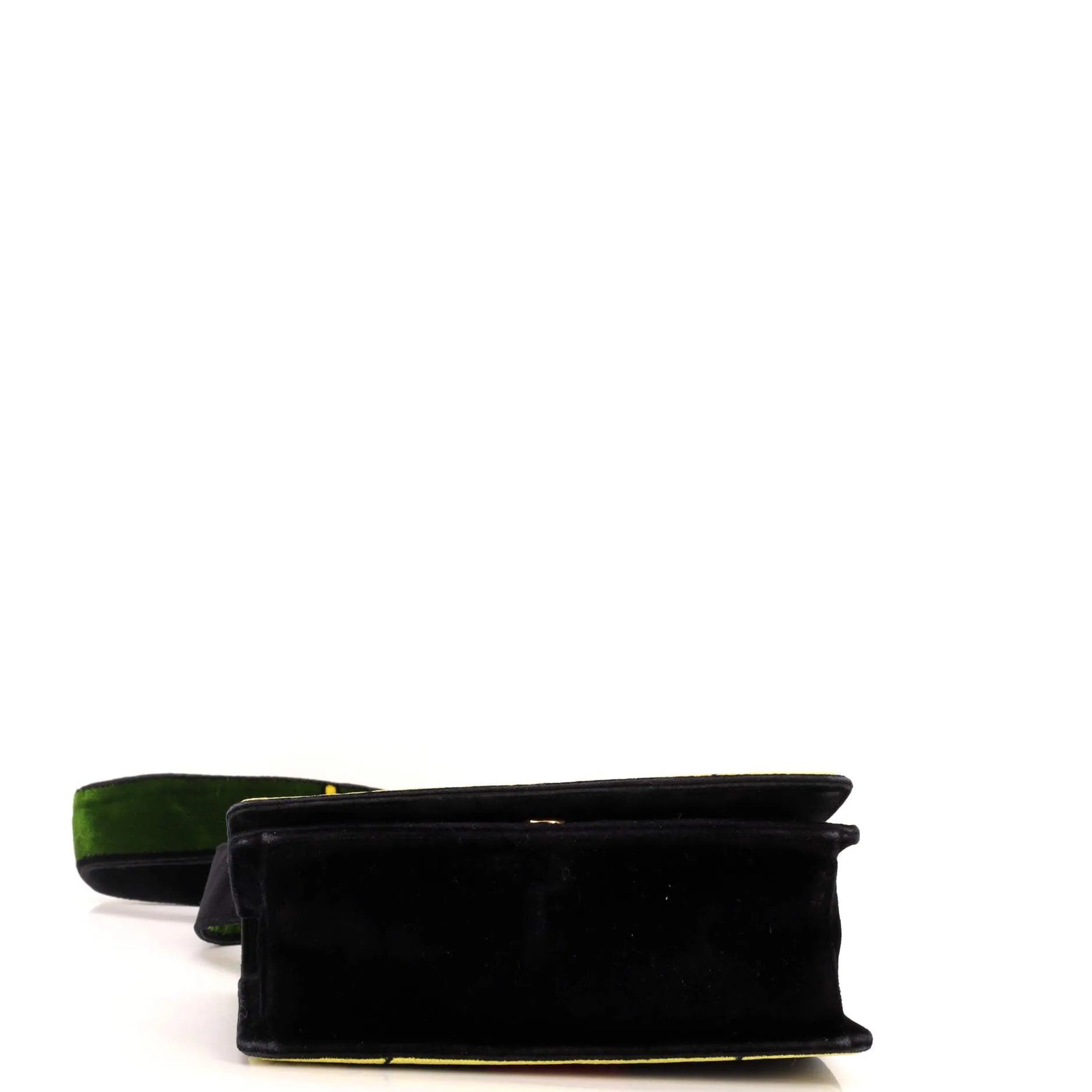 Cahier Crossbody Bag Printed Velvet Small