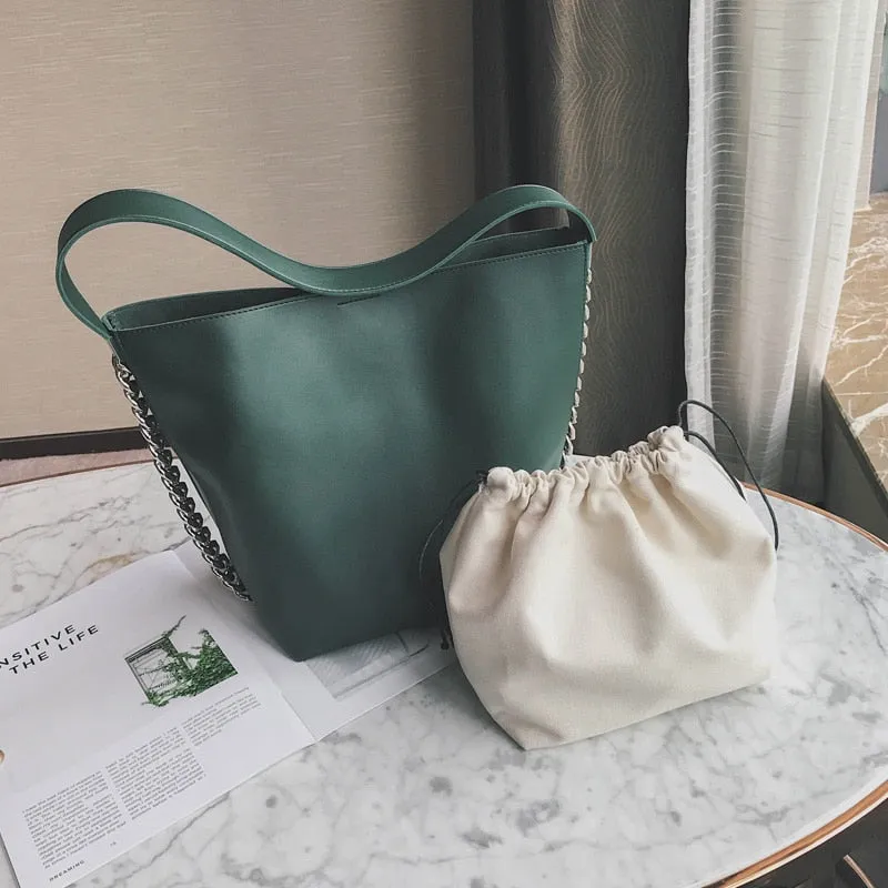 Chain Bucket Bag