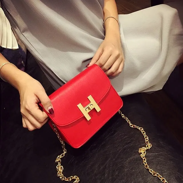 Chain woman messenger bag