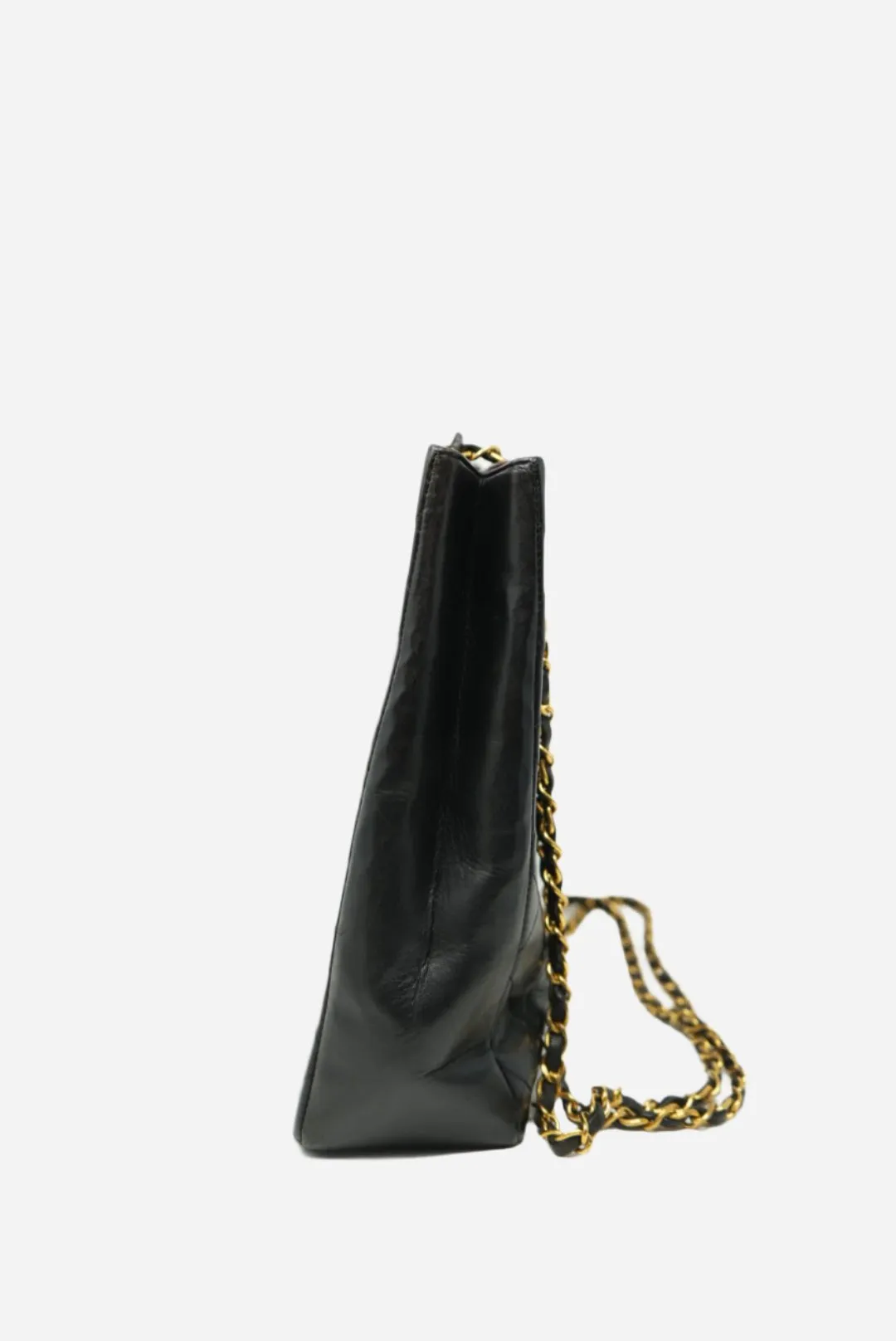 CHANEL Paris Edition Shoulder Bag Black Lambskin 1994-1996