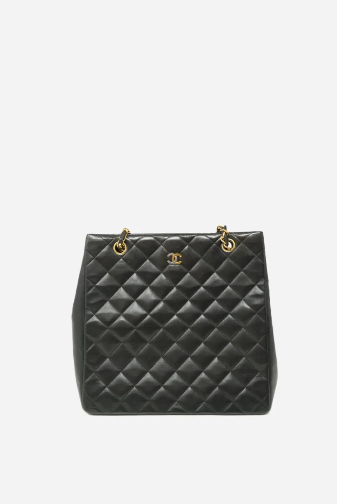 CHANEL Paris Edition Shoulder Bag Black Lambskin 1994-1996