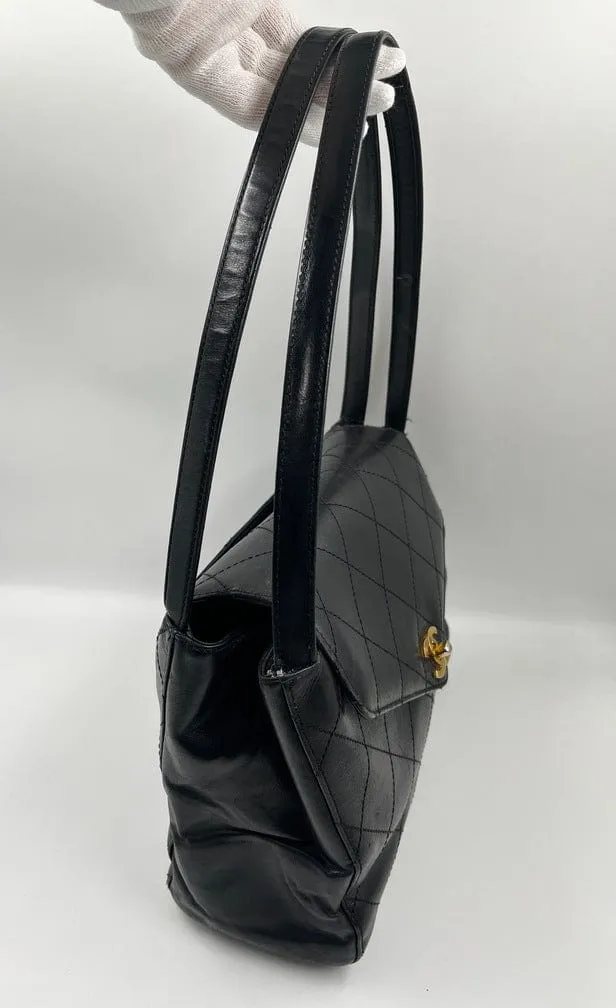 Chanel Vintage Shoulder Bag with 24k Gold Plated Hardware.