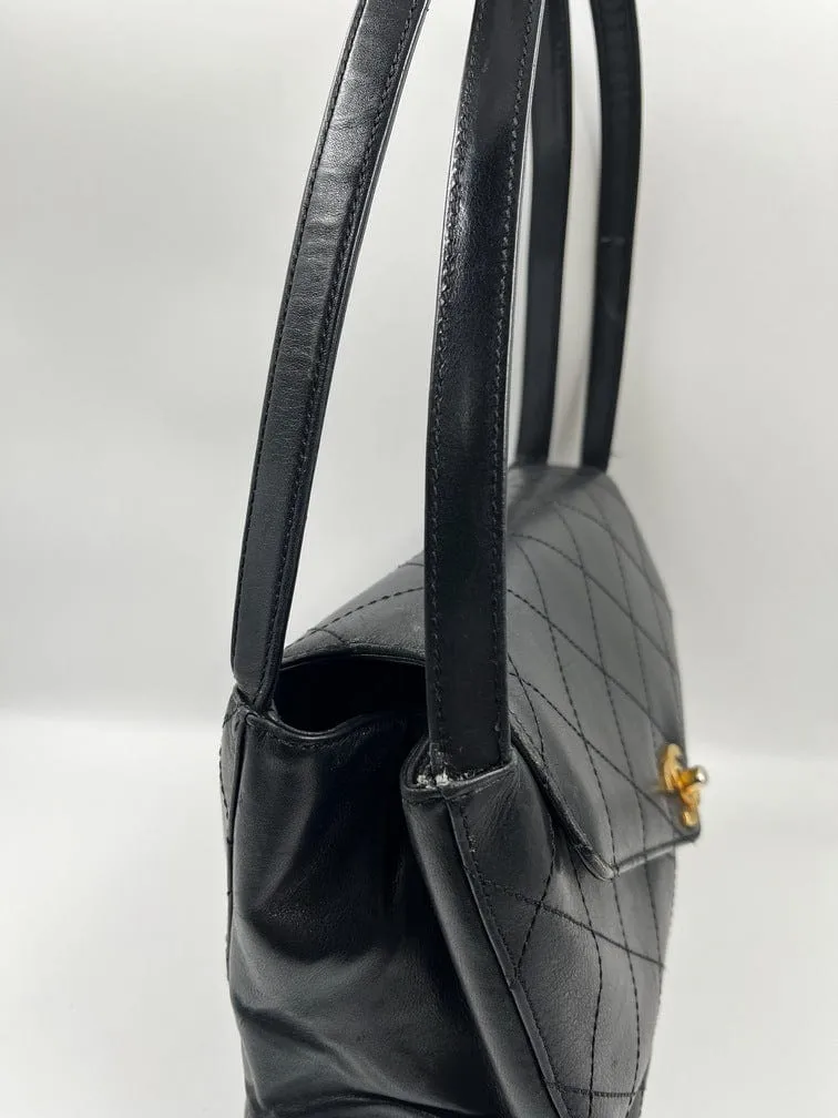 Chanel Vintage Shoulder Bag with 24k Gold Plated Hardware.