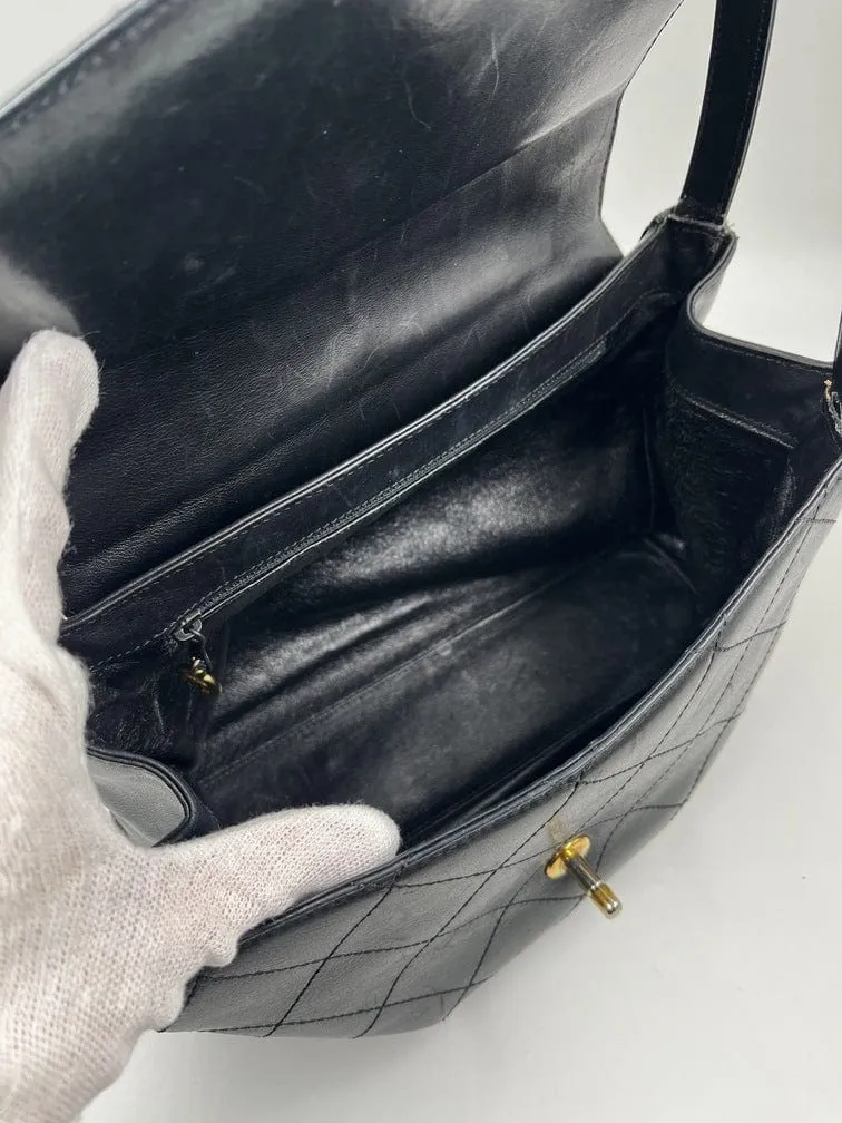 Chanel Vintage Shoulder Bag with 24k Gold Plated Hardware.