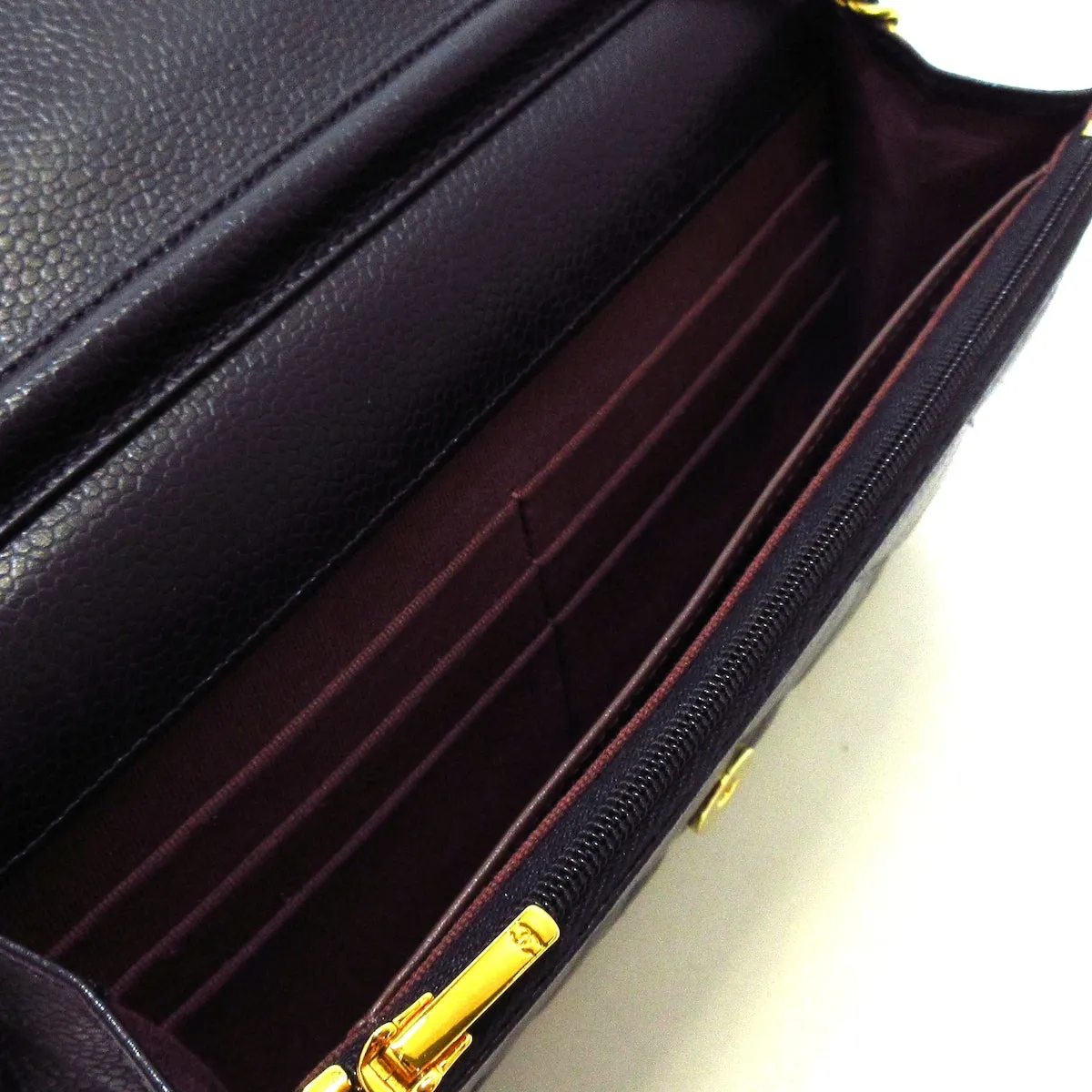 Chanel Wallet On Chain Caviar, Black