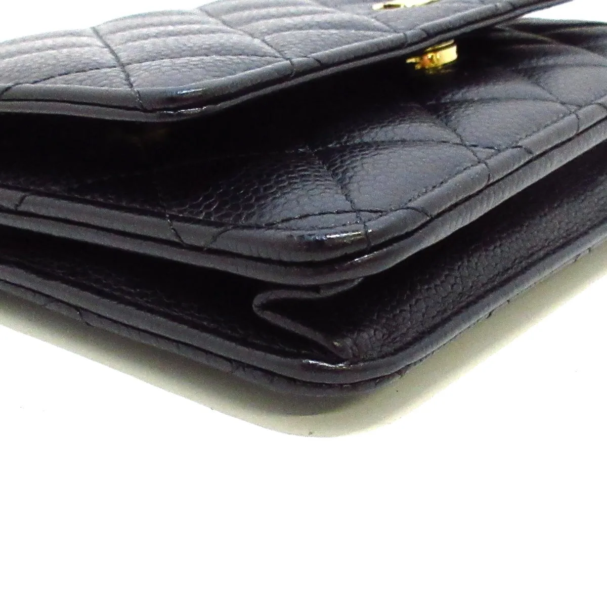 Chanel Wallet On Chain Caviar, Black