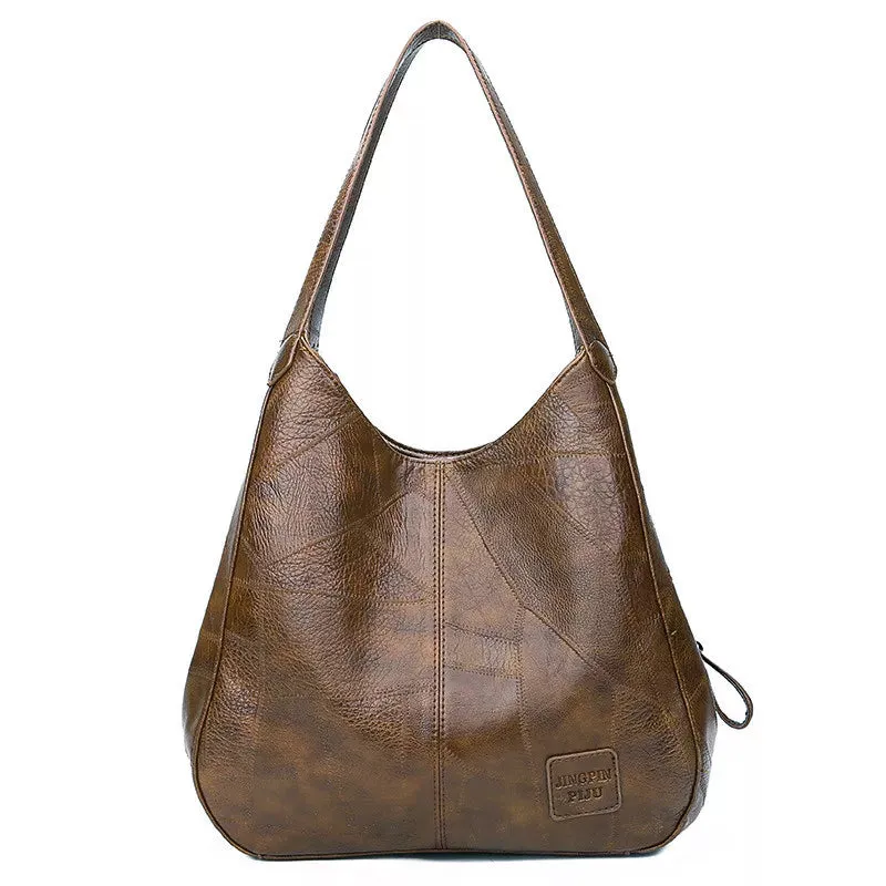 Classic Vintage Shoulder Tote – Luxurious Spaciousness for Her