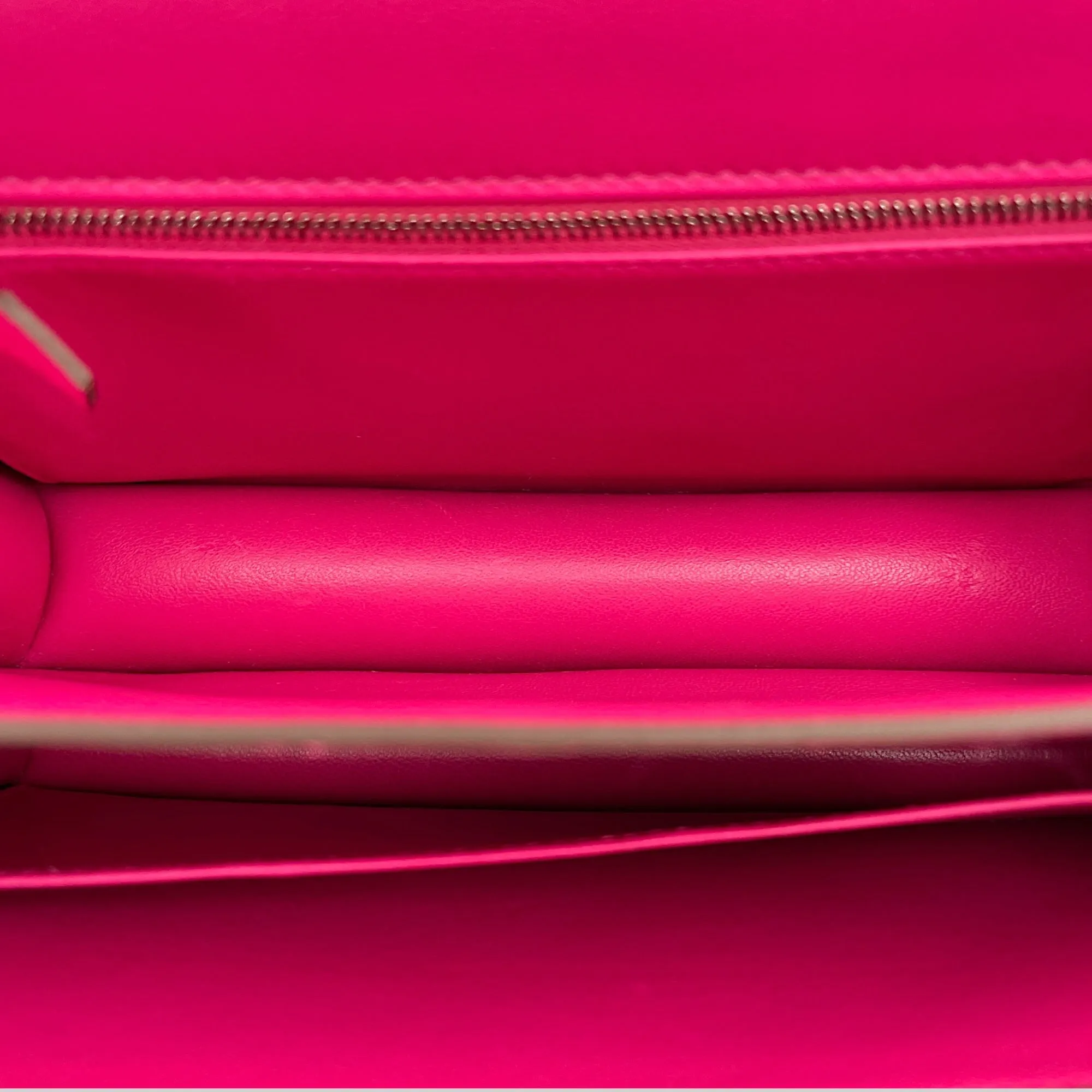 Constance 24 Pink in Ostrich, Palladium hardware