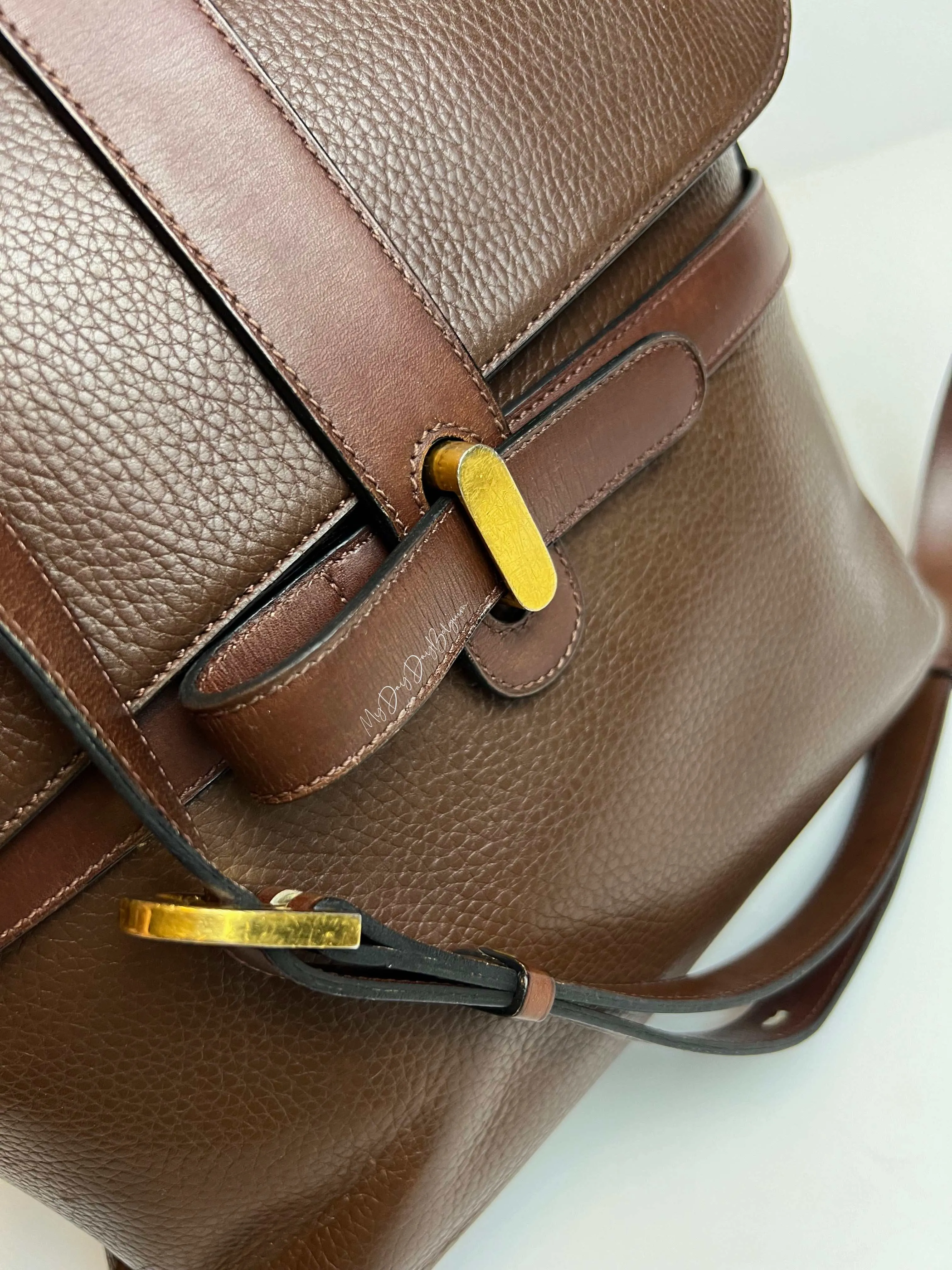 Delvaux vintage brown crossbody bag 1993