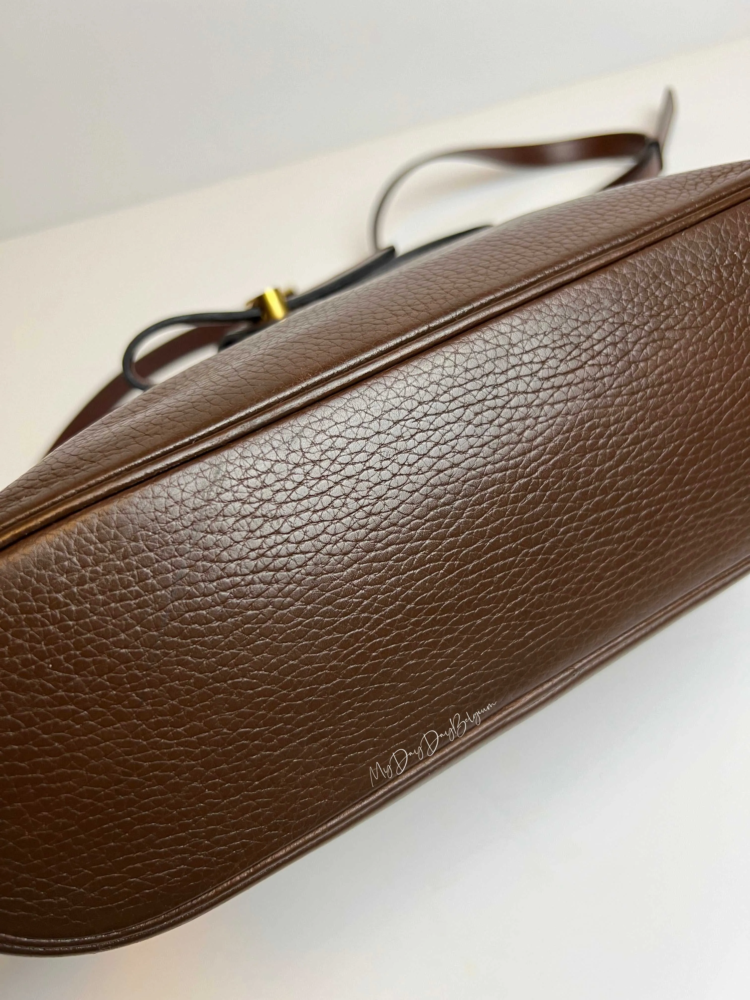Delvaux vintage brown crossbody bag 1993