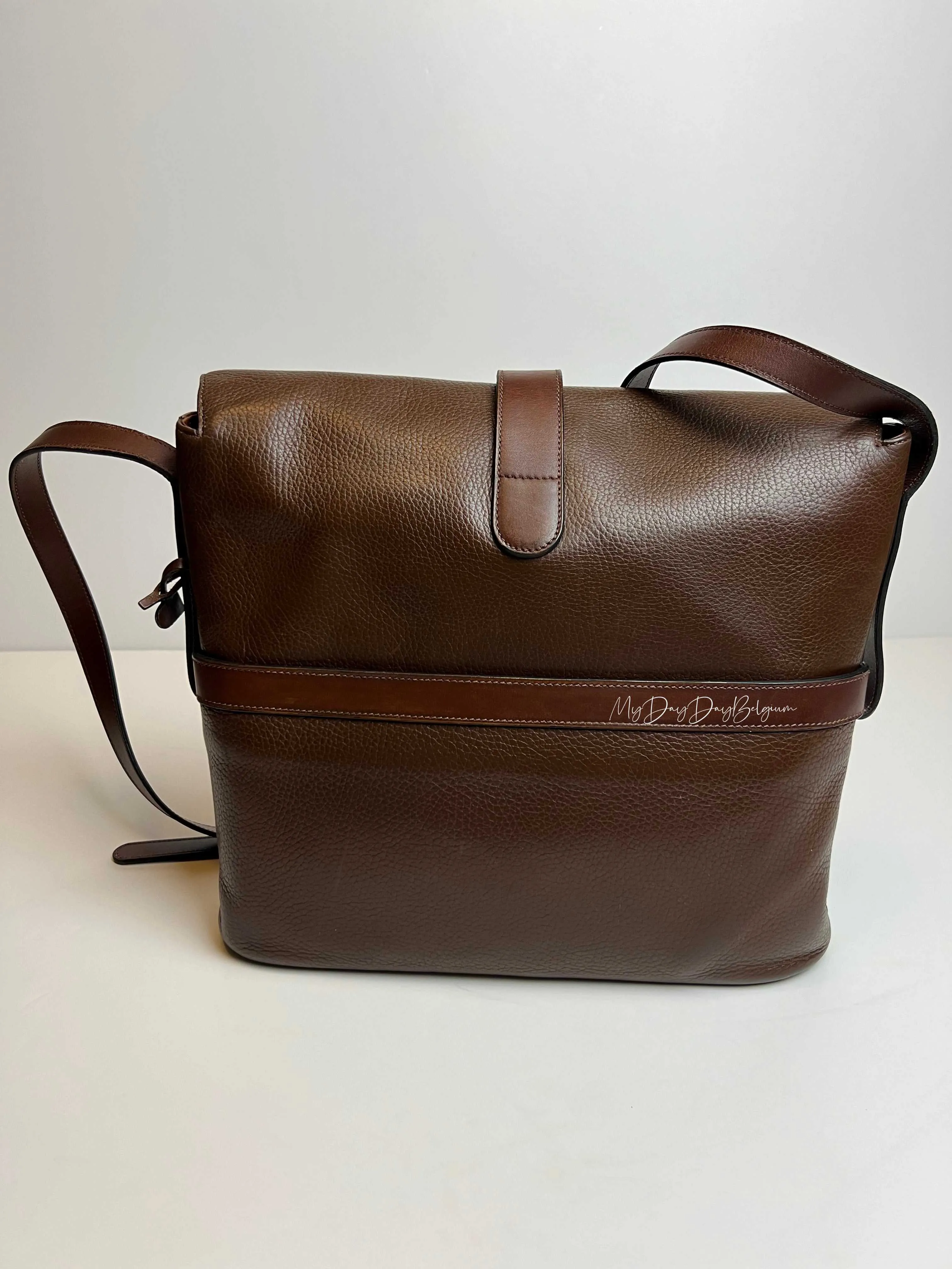 Delvaux vintage brown crossbody bag 1993