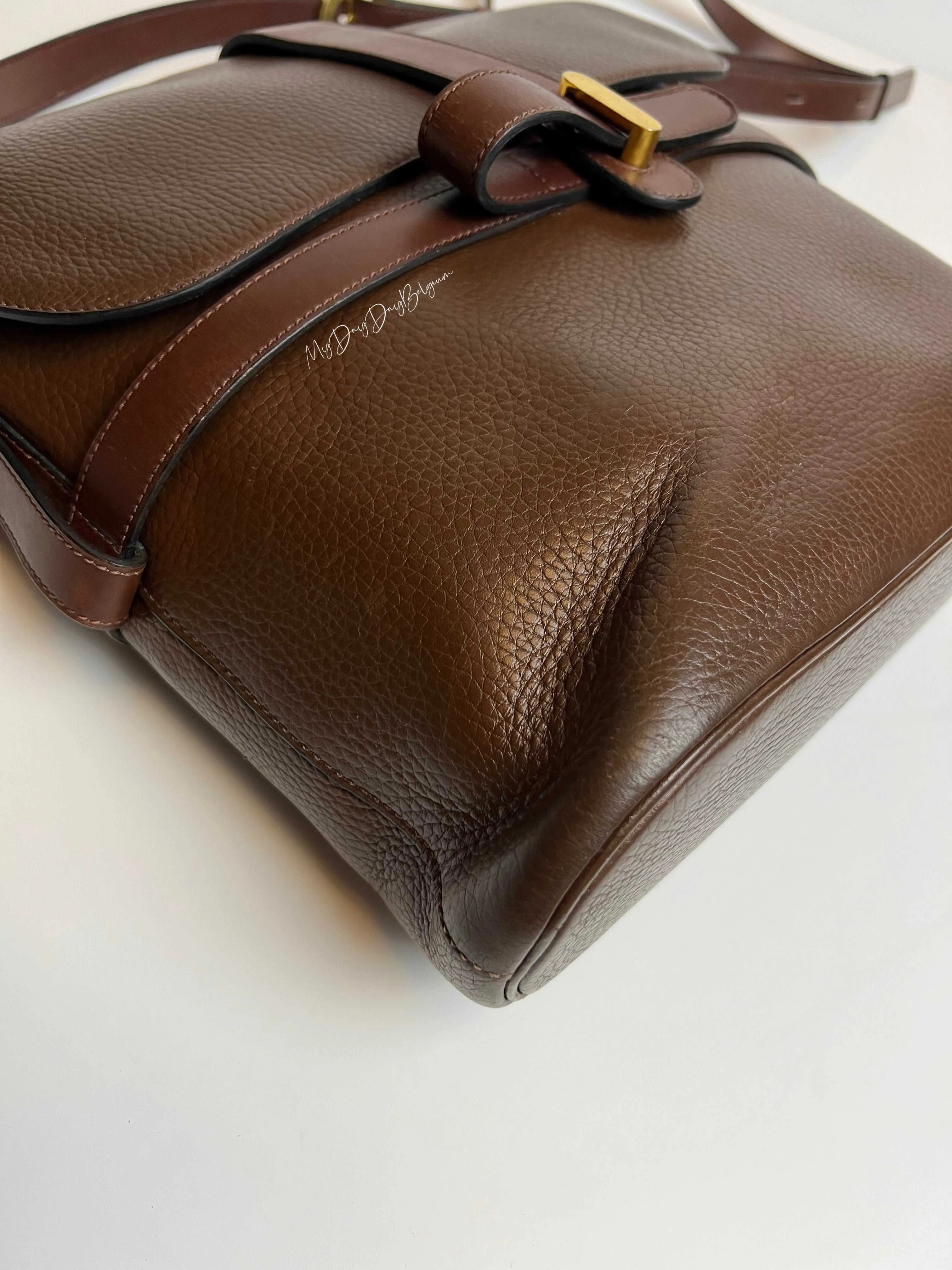 Delvaux vintage brown crossbody bag 1993