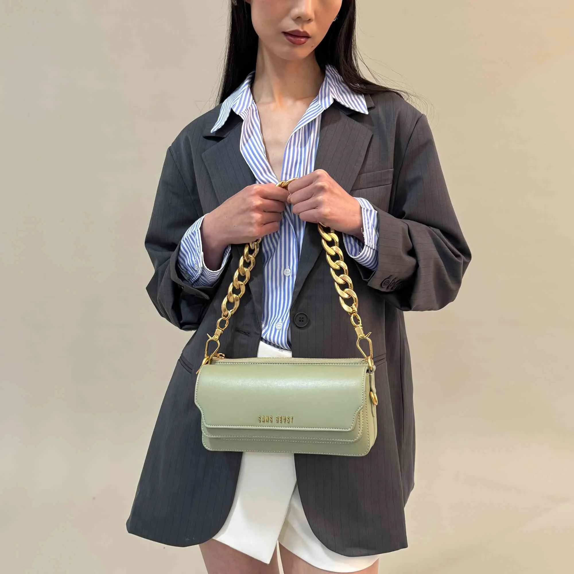 Elemental Chain Strap - Dull Gold