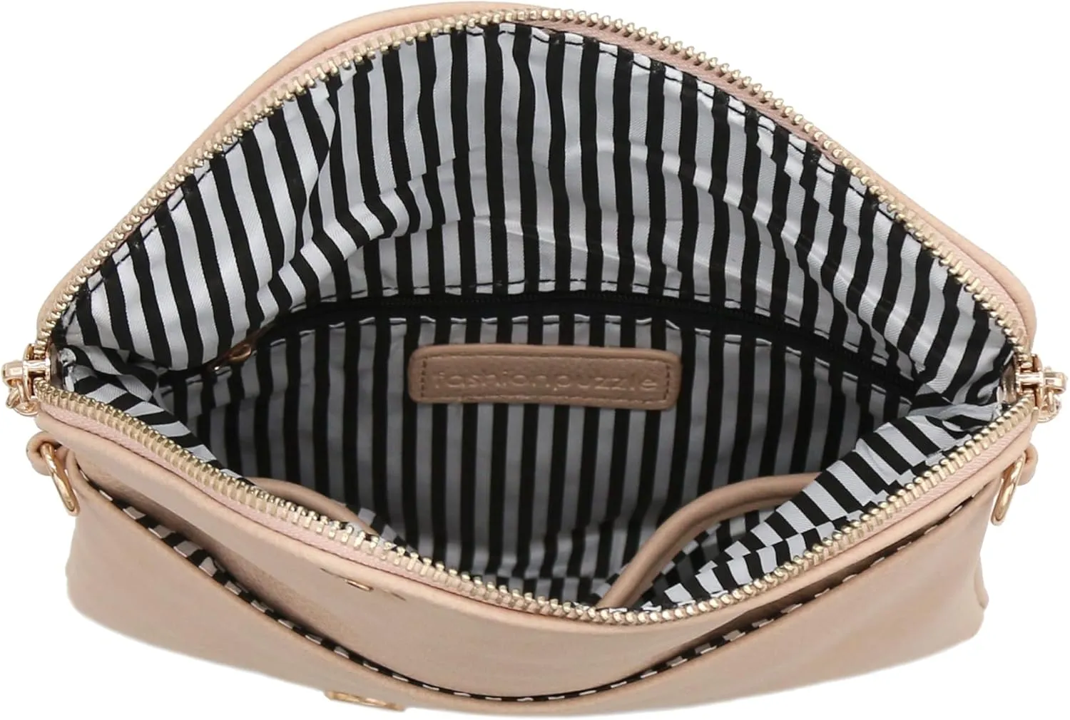 FashionPuzzle Envelope Wristlet Clutch Crossbody Bag with Chain Strap