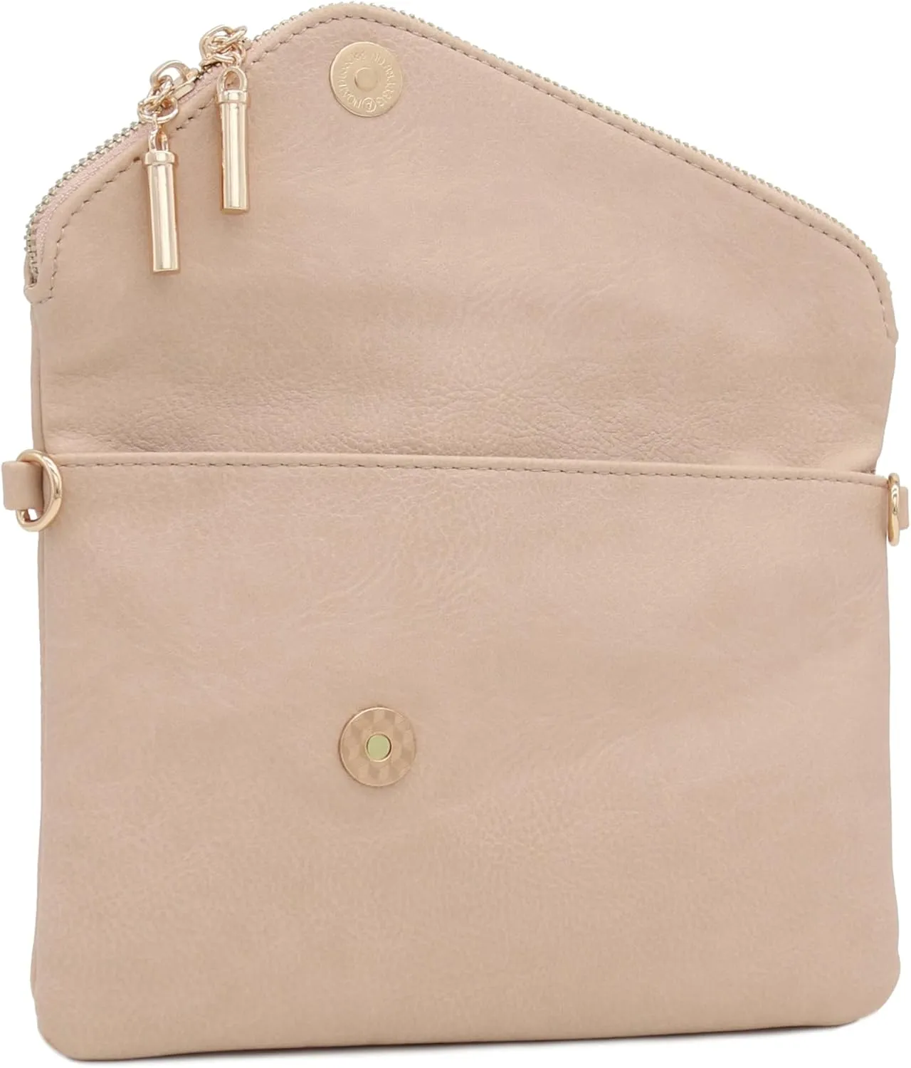 FashionPuzzle Envelope Wristlet Clutch Crossbody Bag with Chain Strap