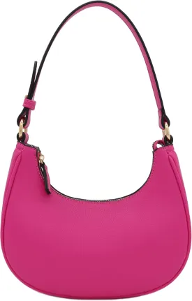 FashionPuzzle Small Crescent Shoulder Bag Underarm Purse