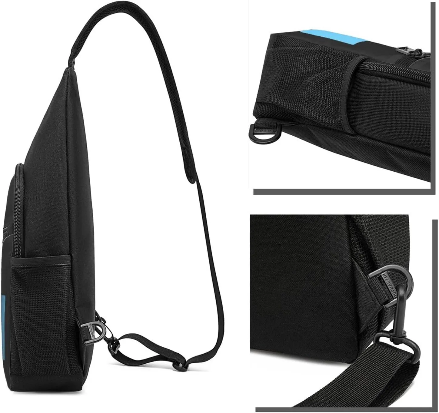 Flag Of Saint LuciaFashion One-Shoulder BagAnti-Theft Crossbody Shoulder Chest Bag