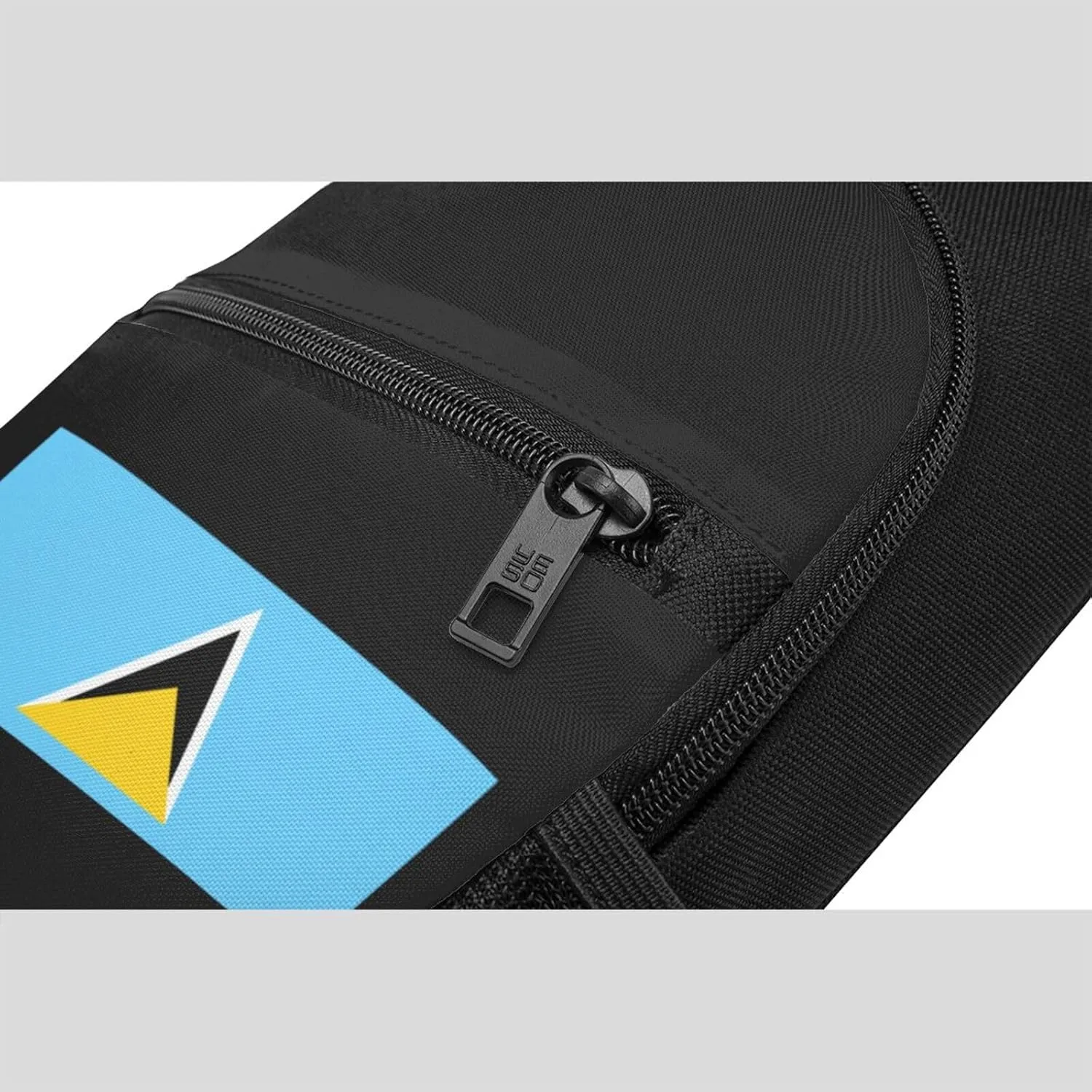 Flag Of Saint LuciaFashion One-Shoulder BagAnti-Theft Crossbody Shoulder Chest Bag