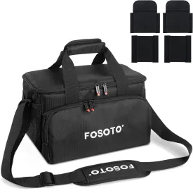 FOSOTO Large Capacity Photography Camera Bag Video Camera Camcorder Bag Case Compatible with Canon Vixia HF G50 EOS 80D 90D 6D Mark II Panasonic HC-X1500 HC-X2000 Sony HDR-CX900 DSLR SLR Camera