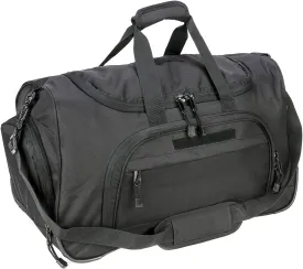 Gym Bag for Women & Men Tactical Duffle Military Weekender Work Out Lightweight Waterproof Sports Tote Shoe Pocket Black