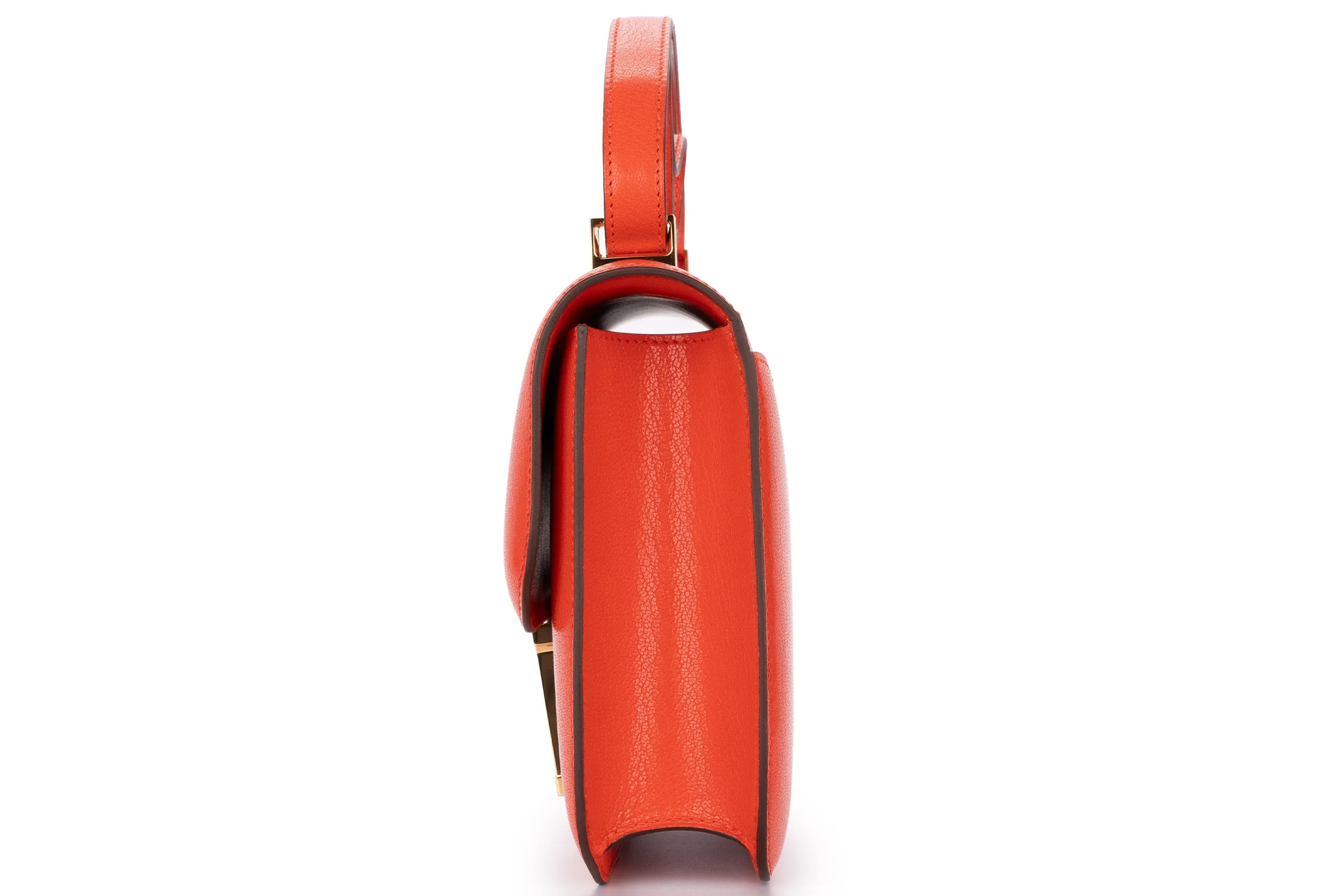 Hermès Constance 24 Chamkila Chevre Capucine GHW