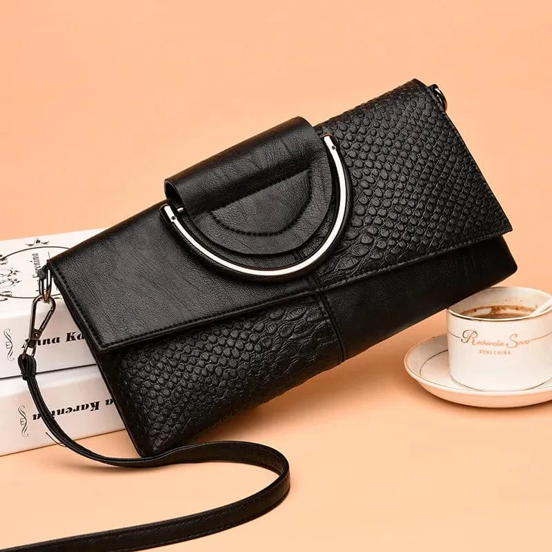 High Quality Soft PU Leather Handbag  Luxury Purses