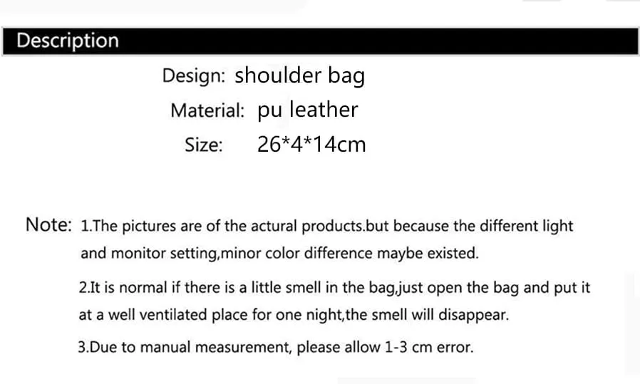 High Quality Soft PU Leather Handbag  Luxury Purses