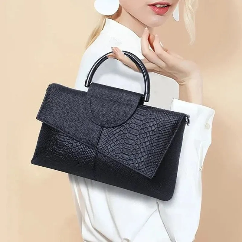 High Quality Soft PU Leather Handbag  Luxury Purses