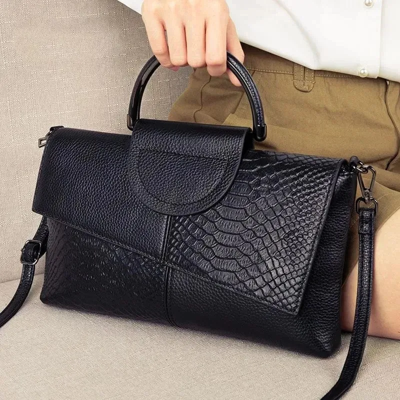 High Quality Soft PU Leather Handbag  Luxury Purses