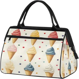 Large Tote Bag for Women with Zipper, Work Gym Tote Nurse Dance Yoga Bag for Sport, Travel