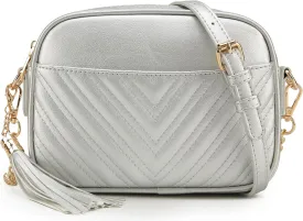 lola mae Quilted Crossbody Bag, Trendy Design Shoulder Purse