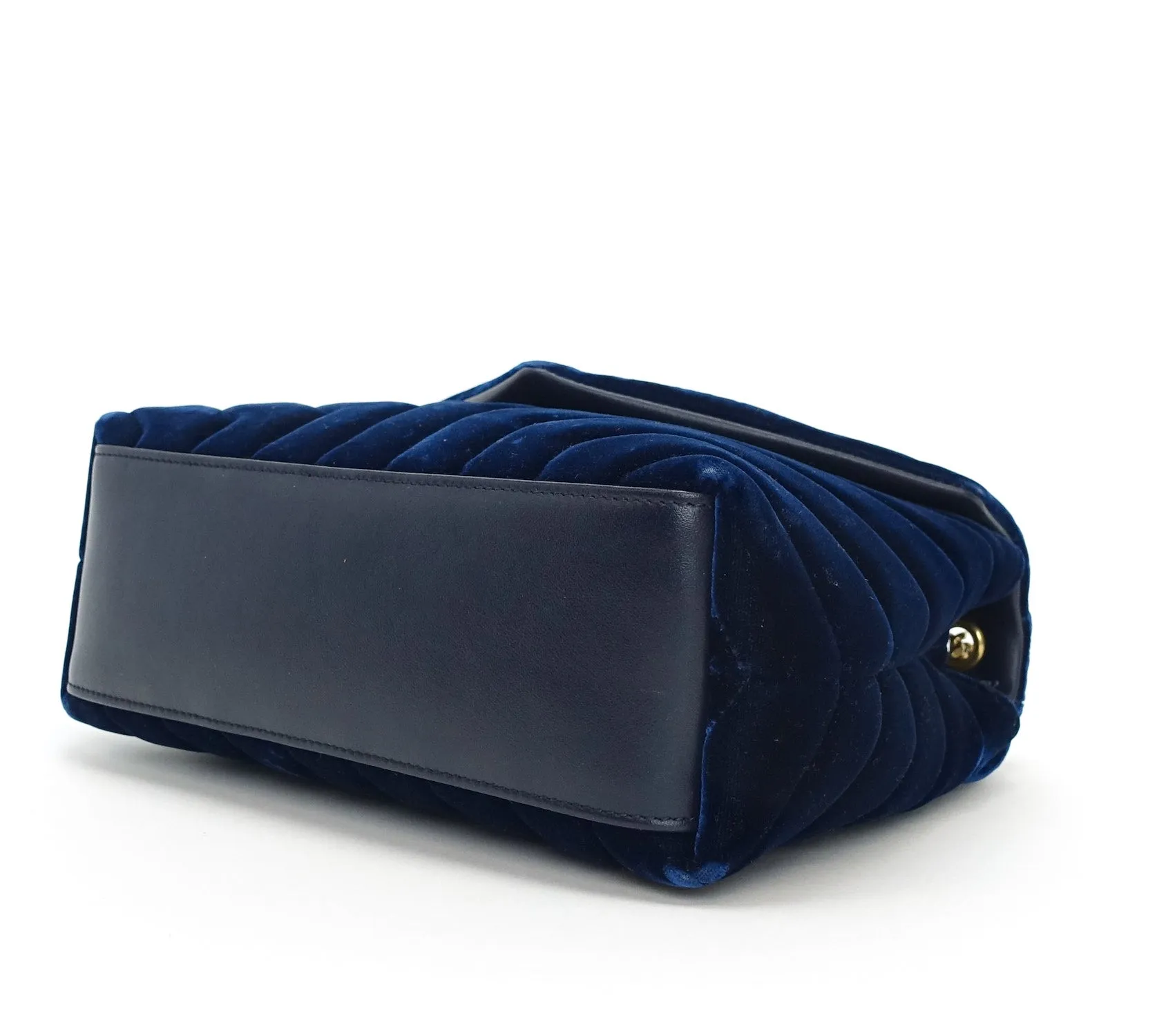 Loulou Matalasse Chevron Velvet Small Bag