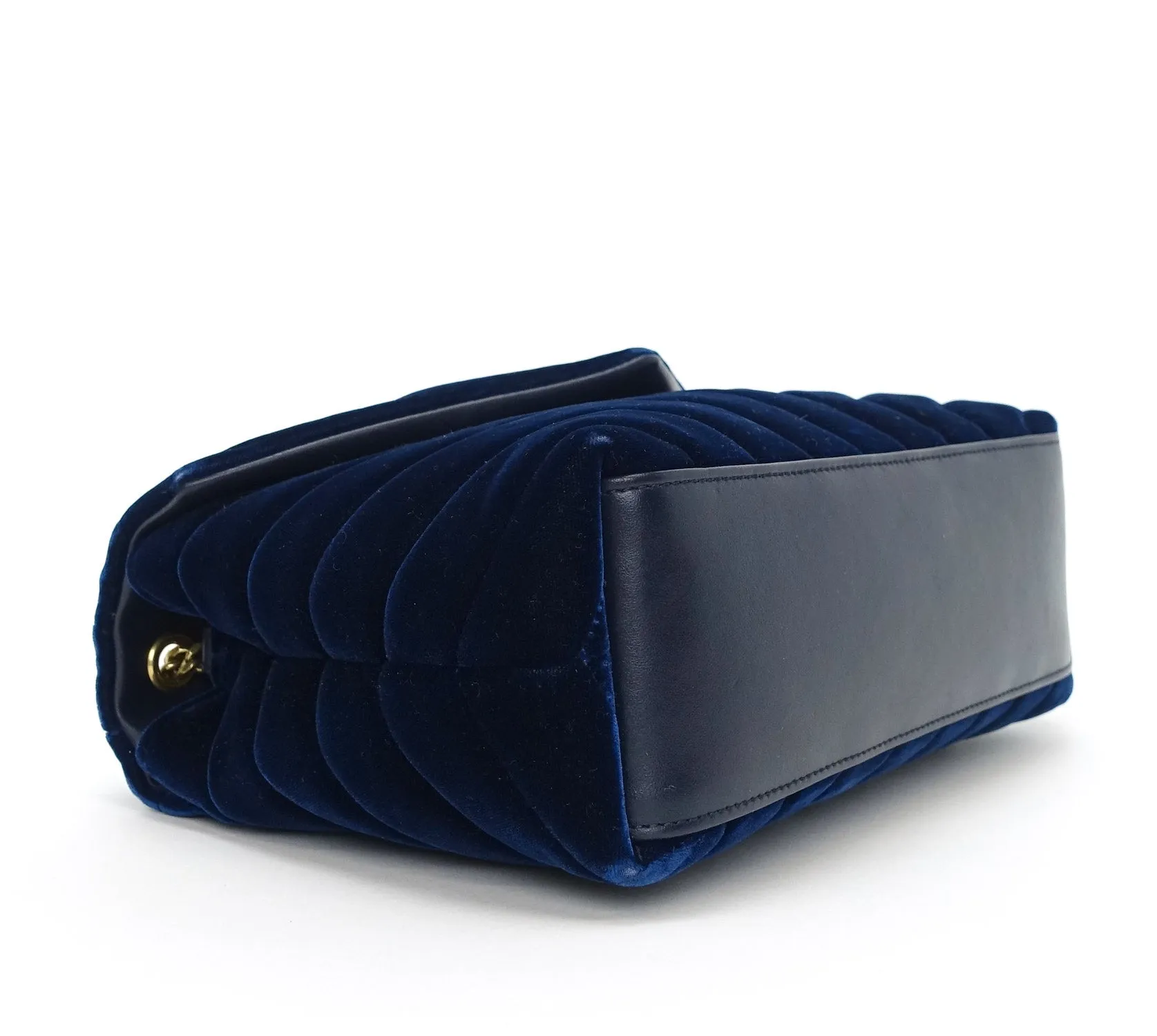Loulou Matalasse Chevron Velvet Small Bag