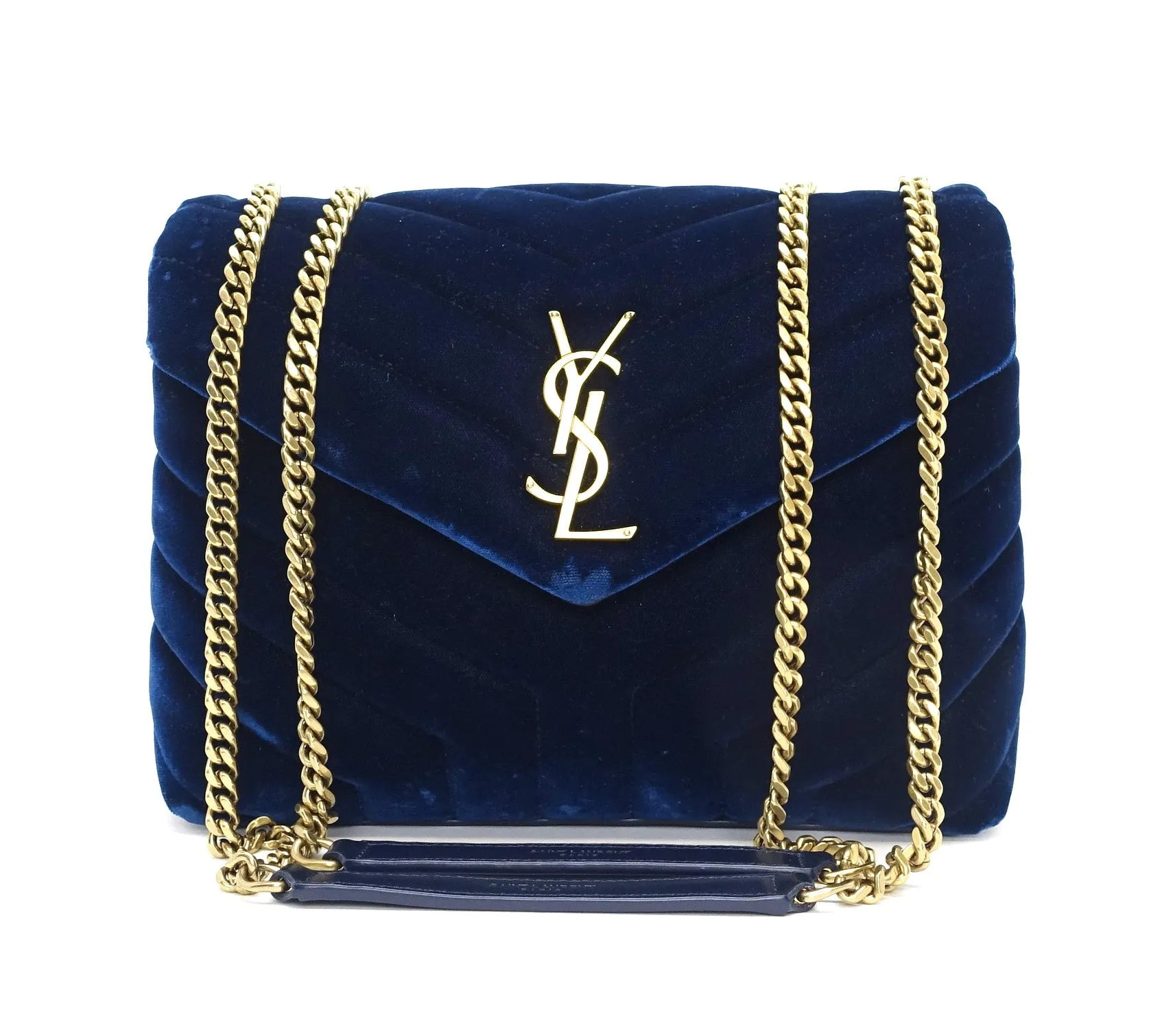 Loulou Matalasse Chevron Velvet Small Bag