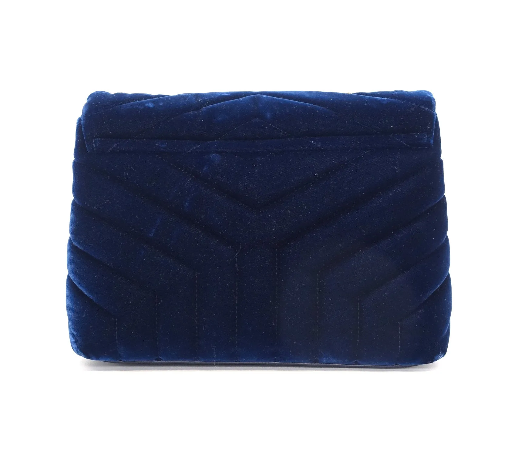 Loulou Matalasse Chevron Velvet Small Bag