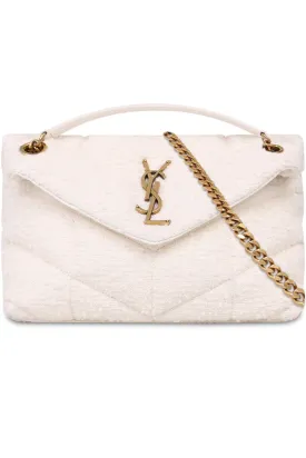 LOULOU SMALL BOUCLE PUFFER BAG | CREAM