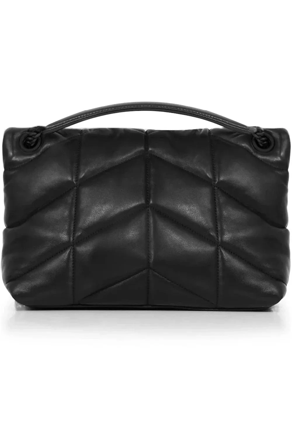LOULOU SMALL PUFFER BAG | BLACK/BLACK