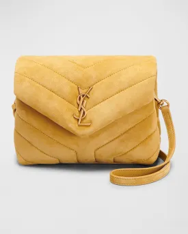 Loulou Toy YSL Crossbody Bag in Quilted Suede