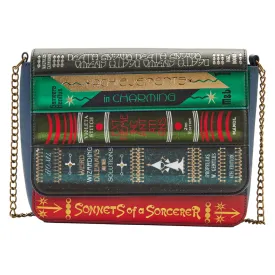 Loungefly Fantastic Beasts Magical Books Chain Strap Crossbody Bag Purse
