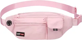 MAXTOP Large Crossbody Fanny Pack Running Travel Belts for Women Men,Water Resistant Belt Bag for Fitness Yoga Jogging Hiking Dog Waliking,Running Accessories Waist Pack Passport Bag Fits All Phones