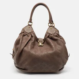Moka Monogram Mahina Leather Surya L Bag