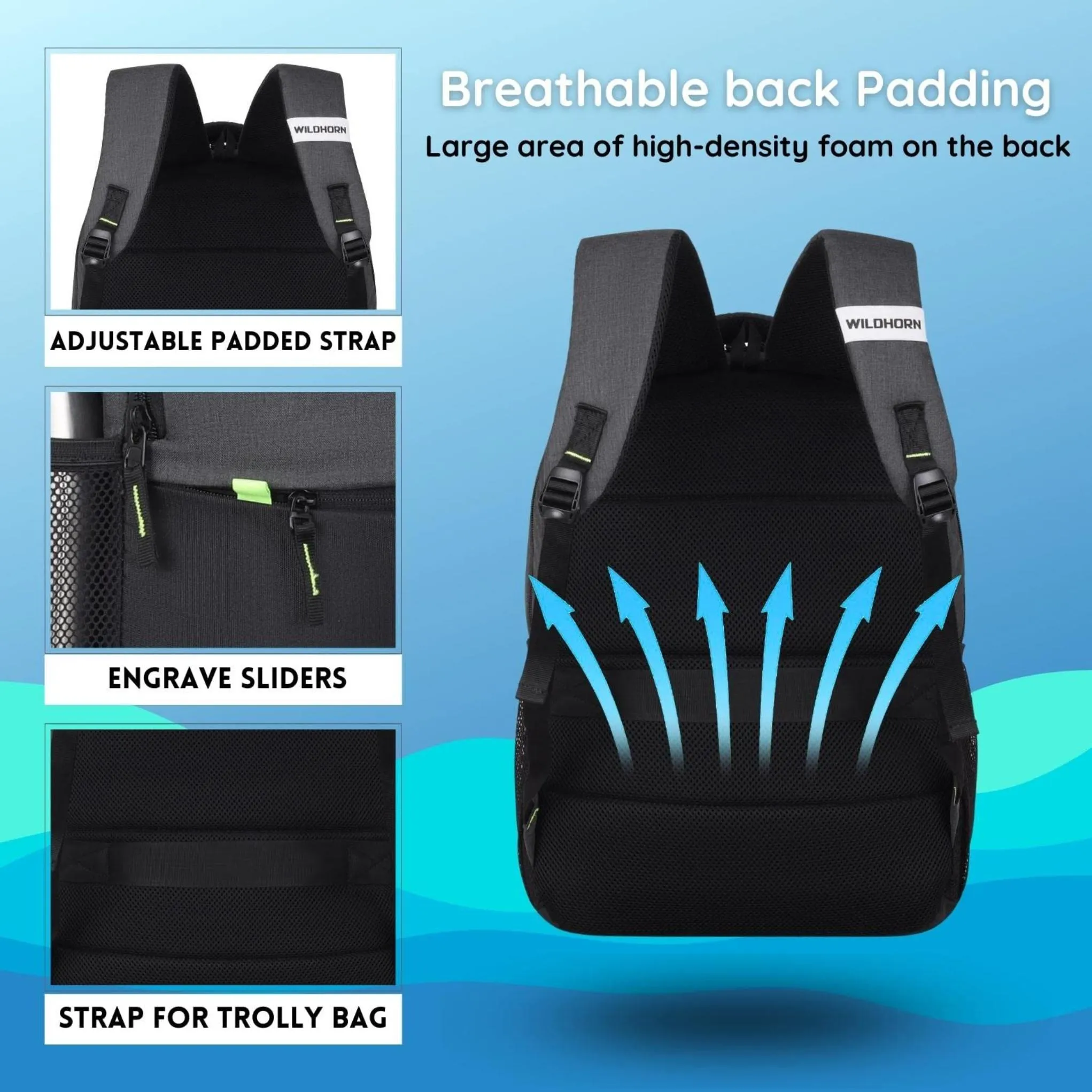 MUNICH Laptop Backpack for Men & Women